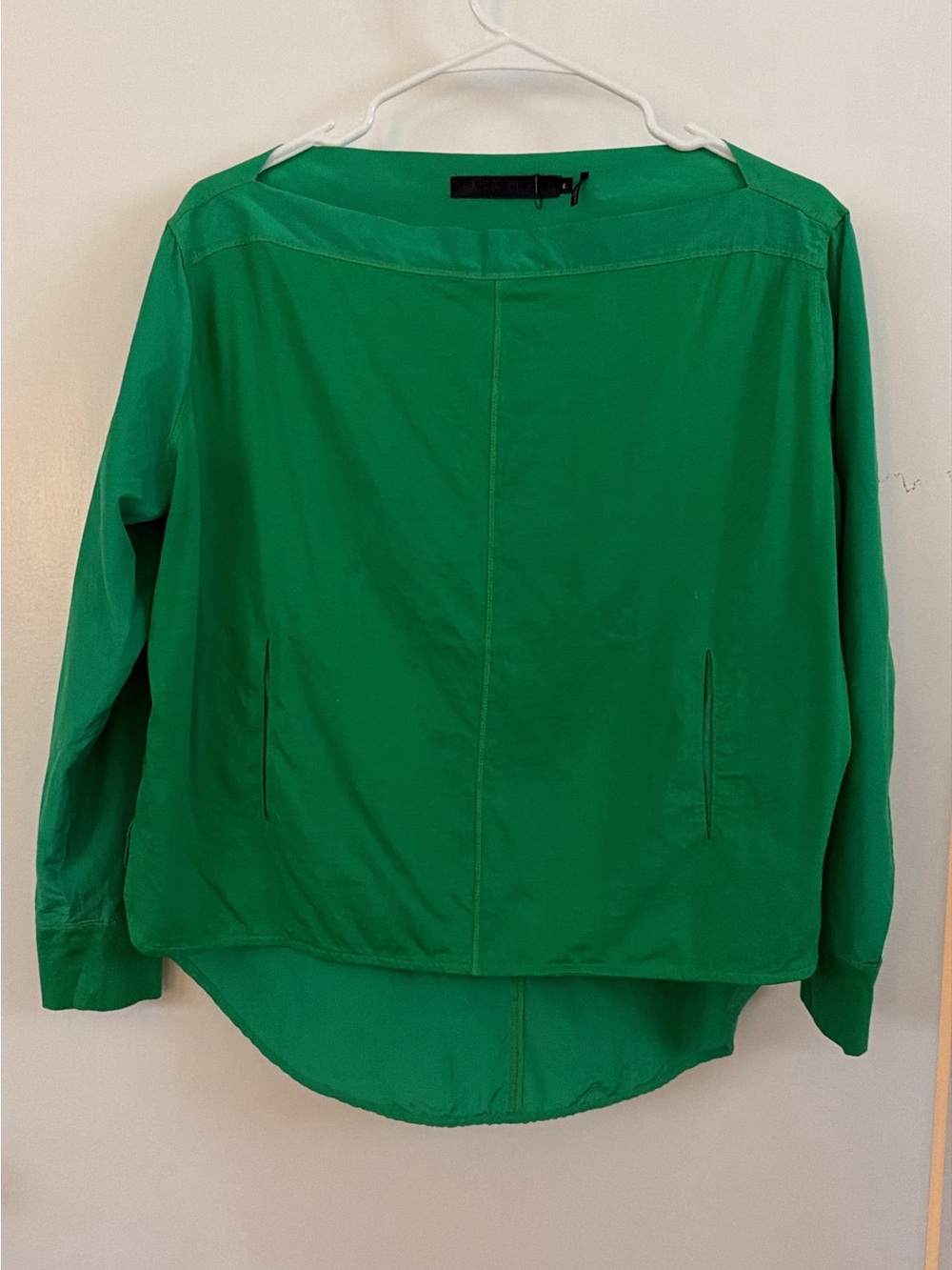 L.A.M.B. Emerald Green Button-Down Blouse